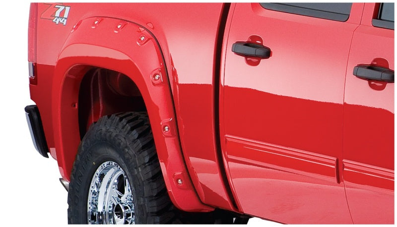 Bushwacker 07-13 GMC Sierra 1500 Fleetside Boss Pocket Style Flares 2pc 69.3in Bed - Black 40086-02