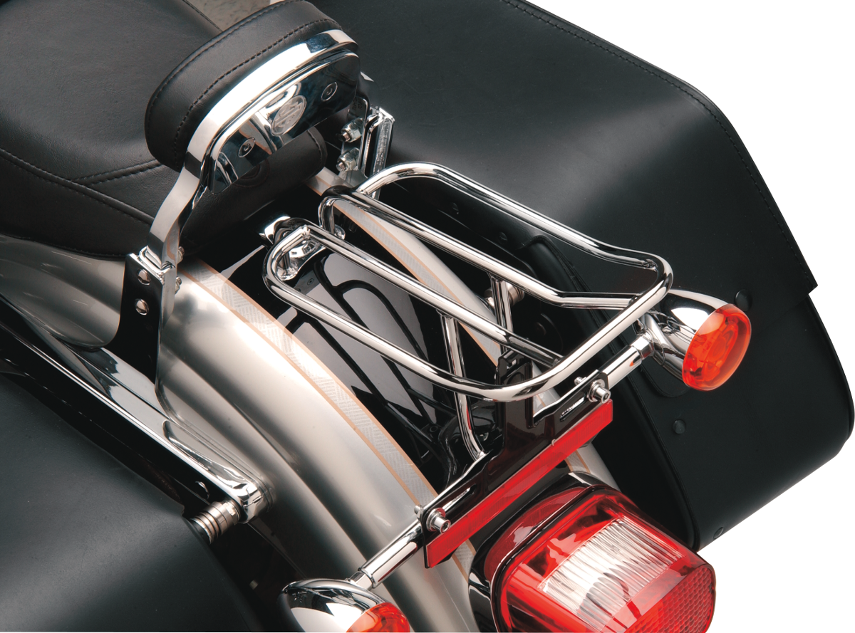 DRAG SPECIALTIES Luggage Rack - Chrome - Dyna - '91-'05 77-0055-BX-LB2