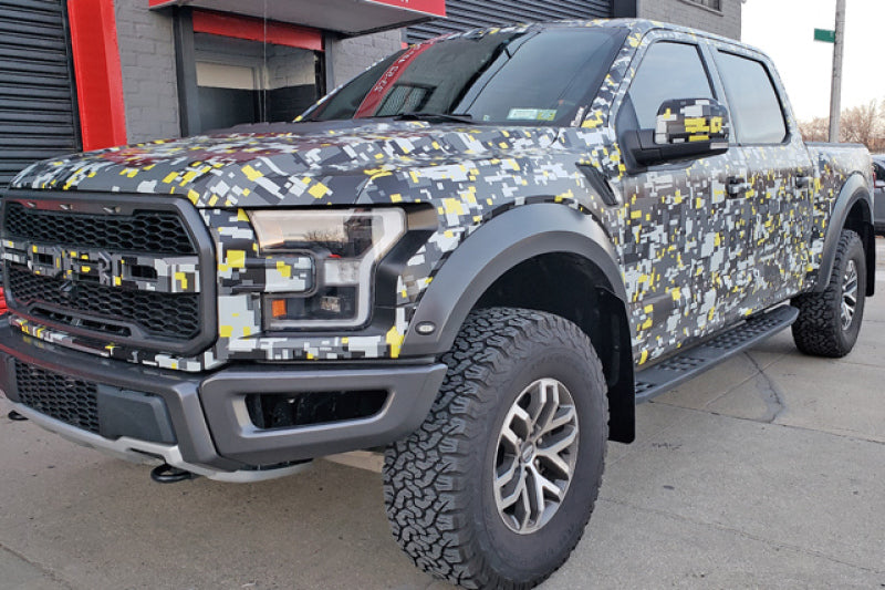 Rally Armor 17-19 Ford F-150 Raptor UR Black Mud Flap w/ Dark Grey Logo MF53-UR-BLK/DGRY