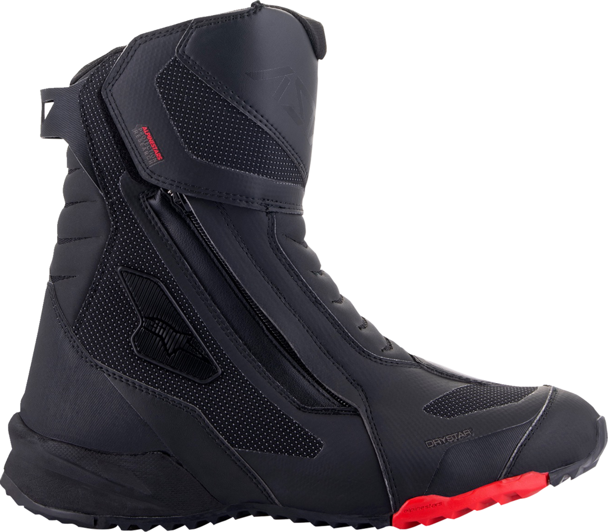 Botas ALPINESTARS RT-7 Drystar - Negro/Rojo - US 6 / EU 38 2443023-13-38