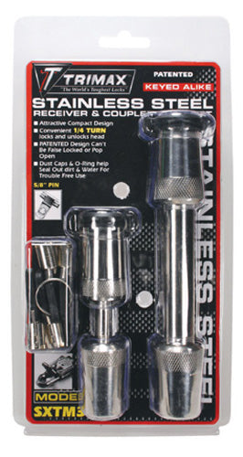 Trimax Stainless Steel 5/8 Reciever Lock, 7/8 Span Coupler L 348063
