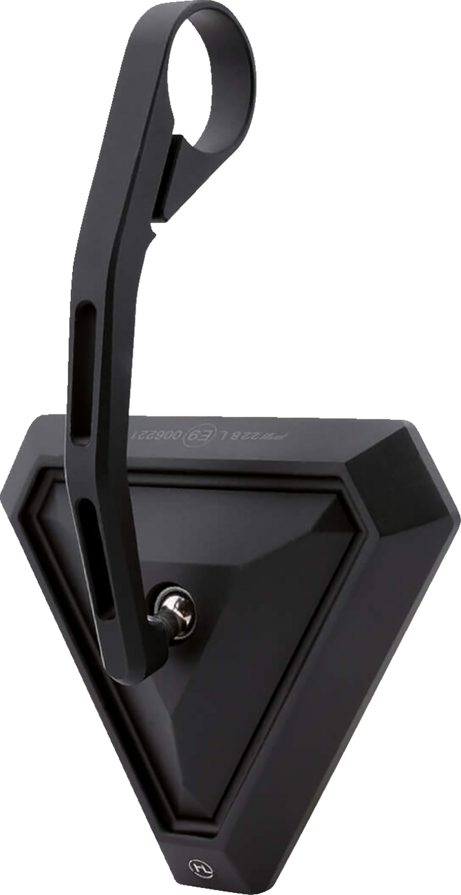 HIGHSIDER Mirror - Tetra - Side View - Triangle - Black 301-314