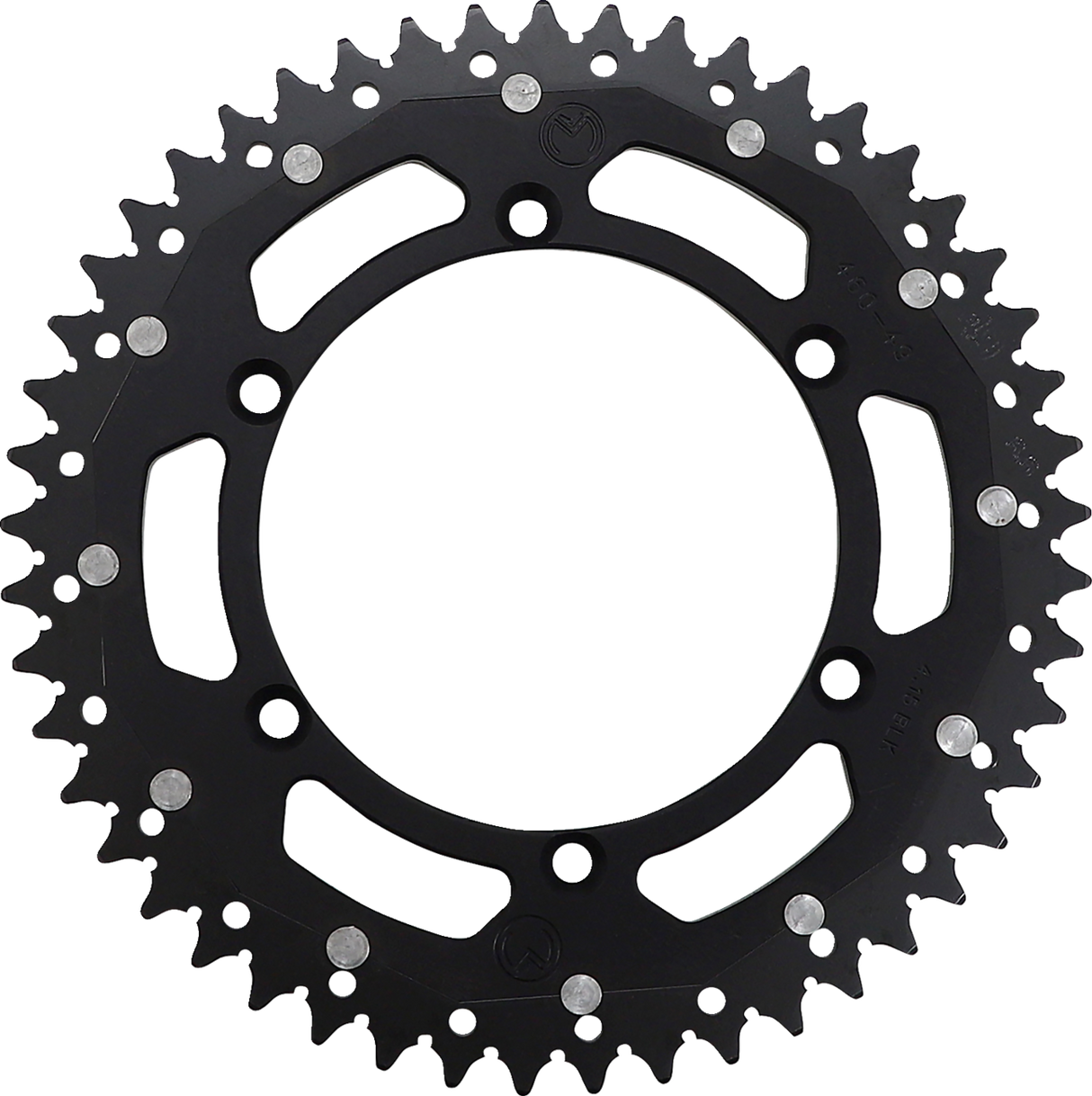 MOOSE RACING Dual Sprocket - Black - 49 Tooth 1210-460-49-10X