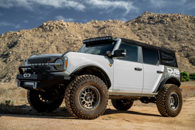 DV8 Offroad 2021 Ford Bronco A Pillar Dual Light Pod Drop Mounts LBBR-08