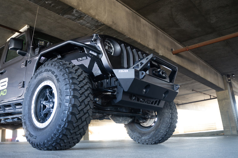 DV8 Offroad 18-23 Jeep Wrangler JL/JT Front Bumper Sway-Bar Disconnect Motor Skid Plate SPJL-02