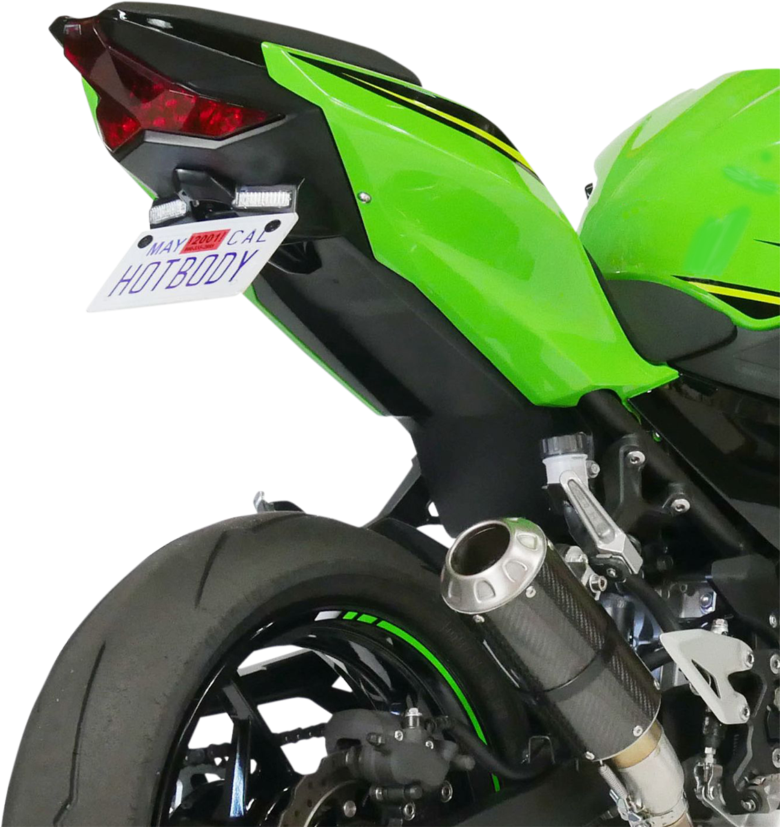 HOT BODIES Eliminador de guardabarros - 18 Ninja 400 - Negro 51801-1000