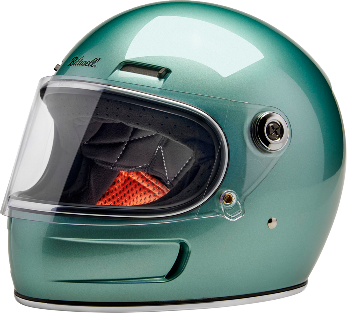 BILTWELL Gringo SV Helmet - Metallic Seafoam Green - Large 1006-313-504