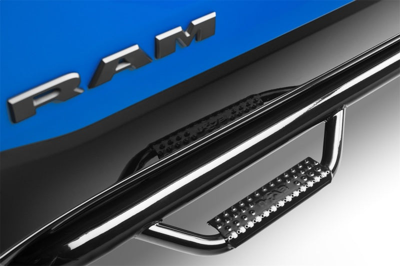 N-Fab Nerf Step 2019 Dodge Ram 1500 Crew Cab 5.7ft Bed - Gloss Black - Cab Length - 3in D1980CC