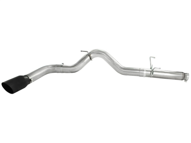 aFe Atlas Exhausts Escape de acero aluminizado con respaldo DPF Dodge Diesel Trucks 07.5-12 L6-6.7L Punta negra