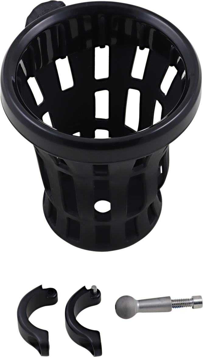 CIRO Getränkehalter - 1-1/4" Klemme - Schwarz 50915