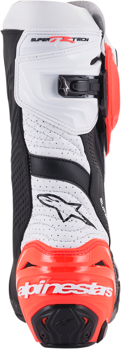 ALPINESTARS Supertech V Stiefel - Schwarz/Fluo Rot/Weiß - US 11.5 / EU 46 2220121-124-46