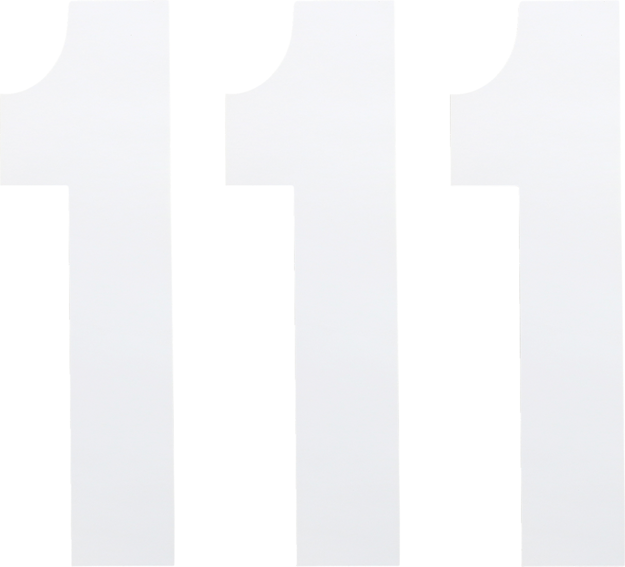 FACTORY EFFEX FX Número 1 - Blanco - 8" 02-4481