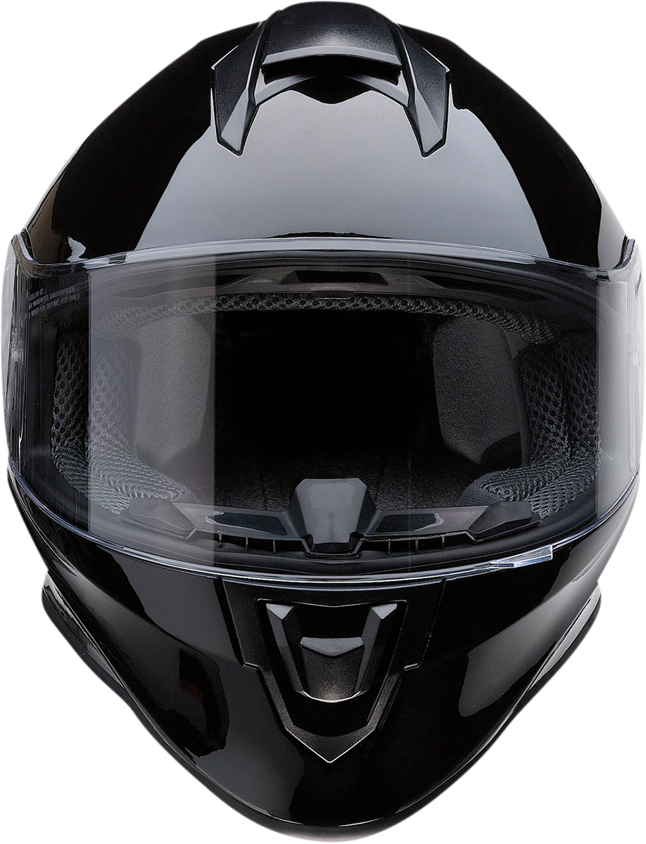 Casco Z1R Youth Warrant - Negro brillante - Grande 0102-0244