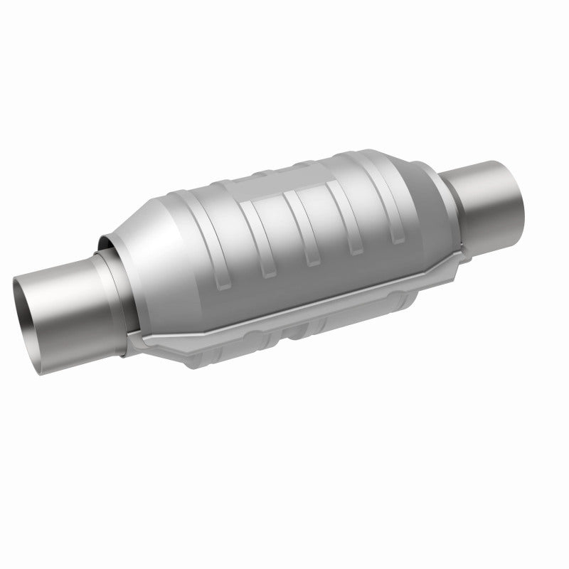 MagnaFlow Conv Univ 2.25in Inlet/Outlet Center/Center Round 9in Body L x 5.125in W x 13in Overall L 51205