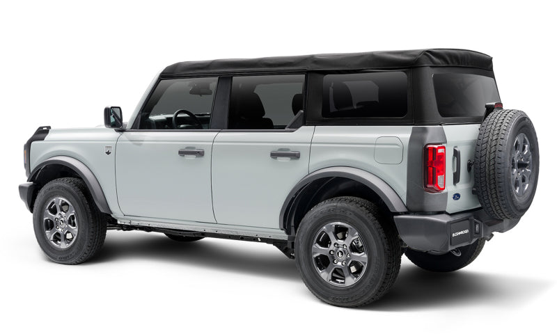 Bushwacker 21-22 Ford Bronco (2/4 Door) Trail Armor Rear Corner (2pc Rear) - Tex. Black 14124