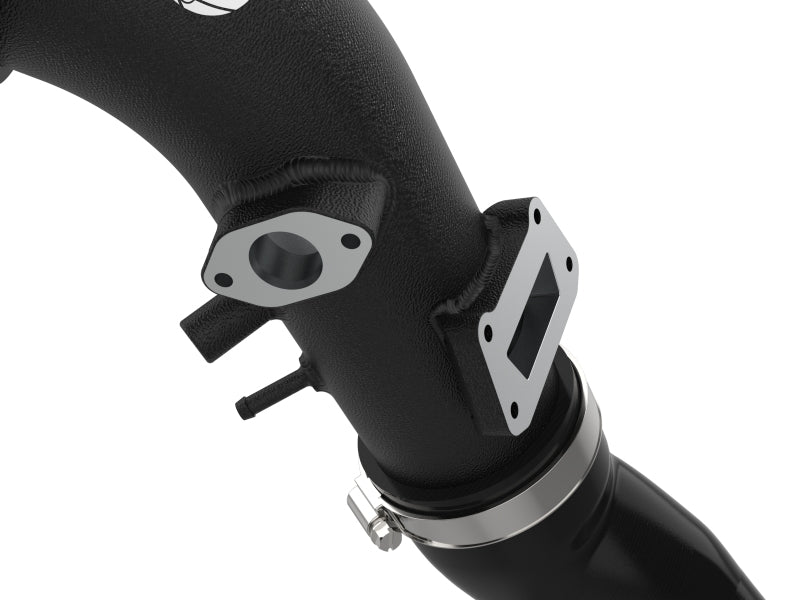 aFe 19-22 Hyundai Veloster N L4 2.0L (t) BladeRunner 2-3/4in Aluminum Cold Charge Pipe - Black 46-20649-B