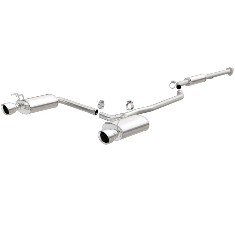 MagnaFlow Sys C/B 2015 Honda Accord 3.5L V6 2.5in SS Dual Split Rear Polished 4.5 Tip 19181