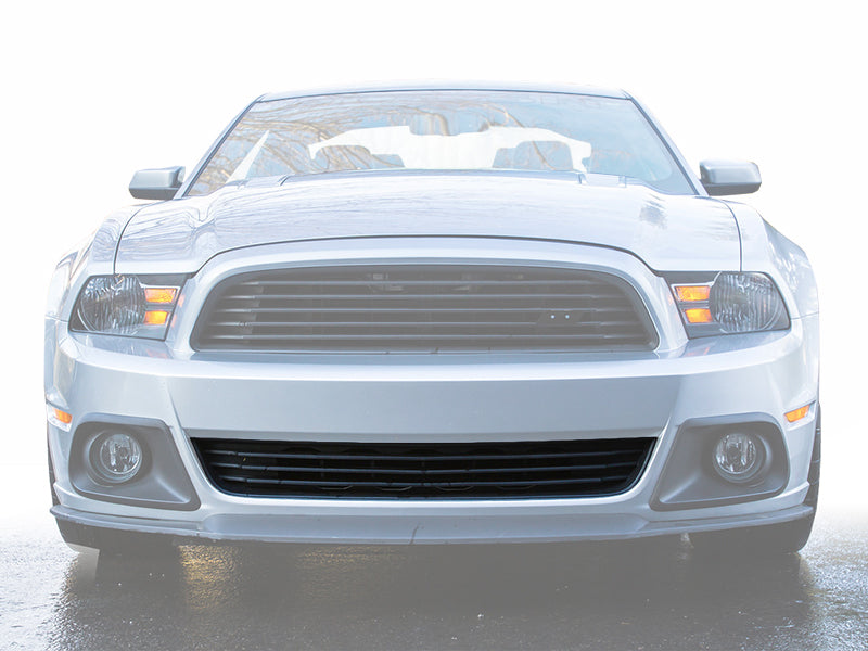 Roush 2013-2014 Ford Mustang 3.7L/5.0L Black Lower Grille Kit 421496