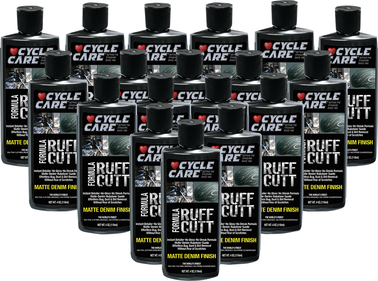 CYCLE CARE FORMULAS RUFFCUT Denim Detailer - 4 U.S. fl oz. - 18 Pack Display 38004-M