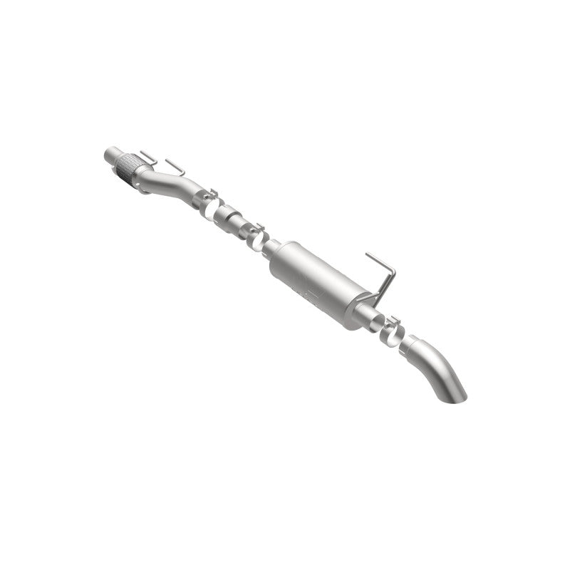 MagnaFlow Cat-Back, SS, 2.5/3in, Turn Down In Front Rear Tire 2015 Ford F150 2.7L V6T Ext Cab 19056