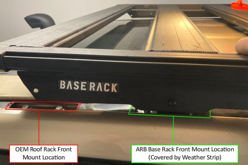 ARB Base Rack Mount Kit - Use w/ BASE Rack 1770030 17913010