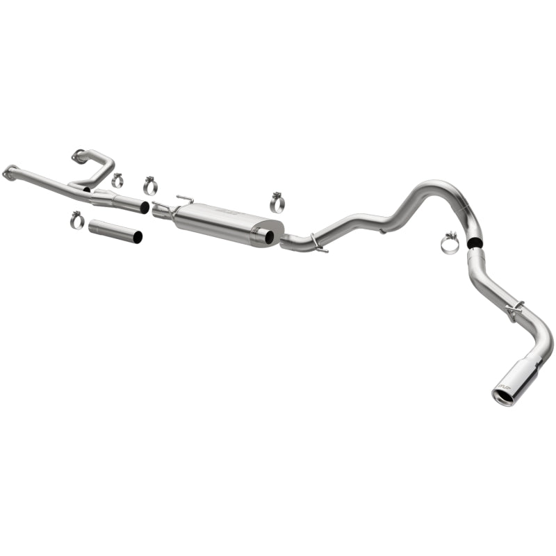 MagnaFlow 22+ Toyota Tundra Street Series 3in Single Straight Driver Side Rear Cat-Back Exhaust 19601