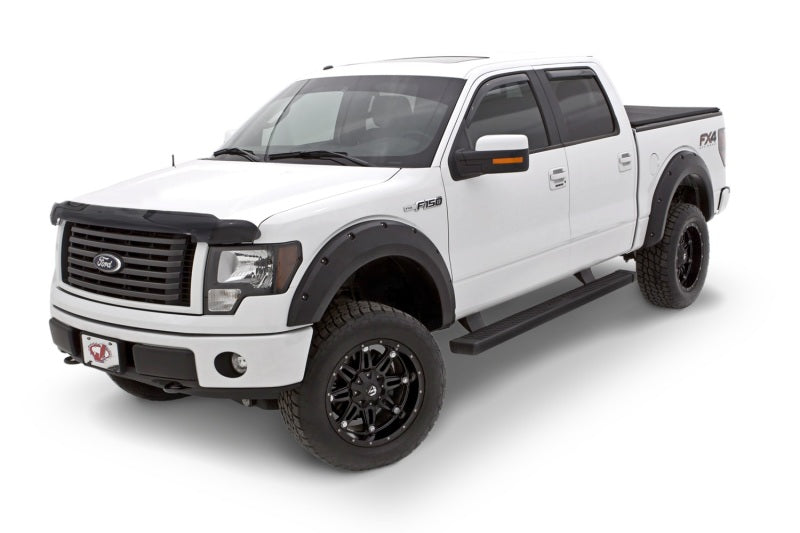Lund 09-14 Ford F-150 (Ex Raptor) RX-Rivet Style Textured Elite Series Fender Flares - Black (4 Pc.) RX312T