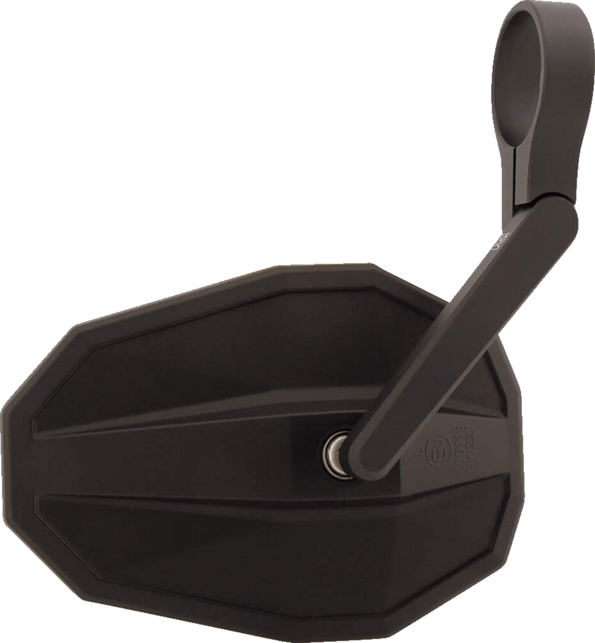 HIGHSIDER Mirror - Straight - Side View - Oval - Black 301-176