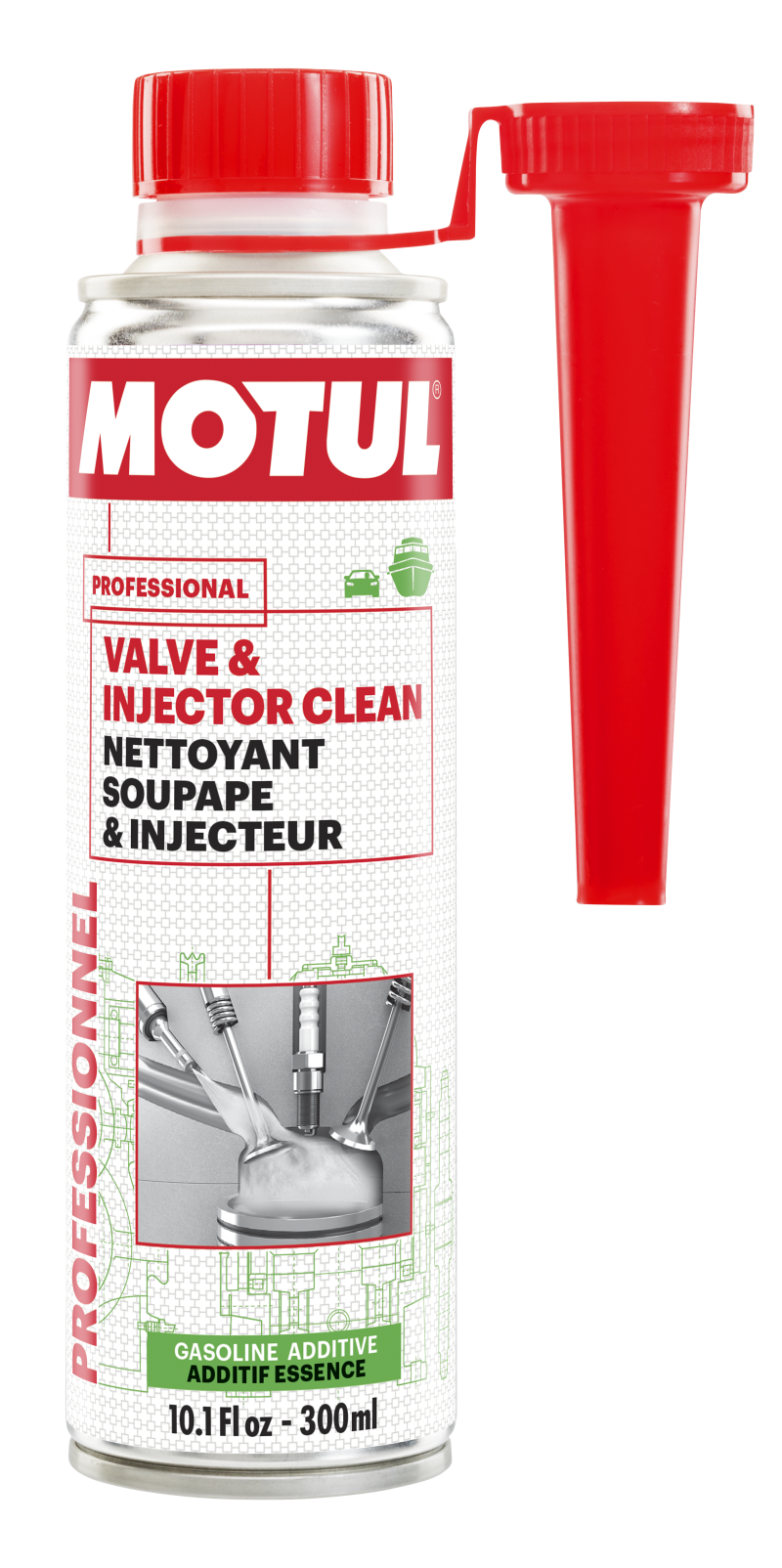 Motul 300ml Valve and Injector Clean Additive 109614