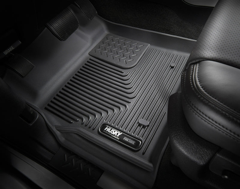 Husky Liners 14-16 Toyota Tundra CrewMax Cab Pickup X-Act Contour Black 2nd Seat Floor Liner 53841