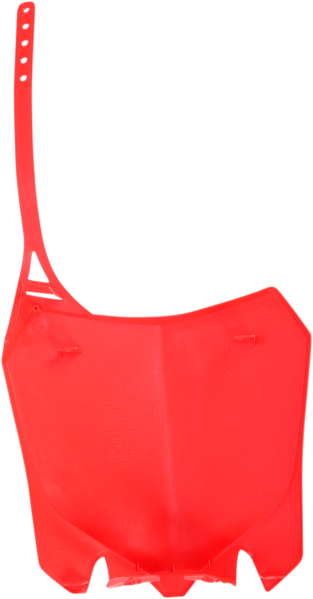 Placa de matrícula delantera ACERBIS - Roja 2314360227