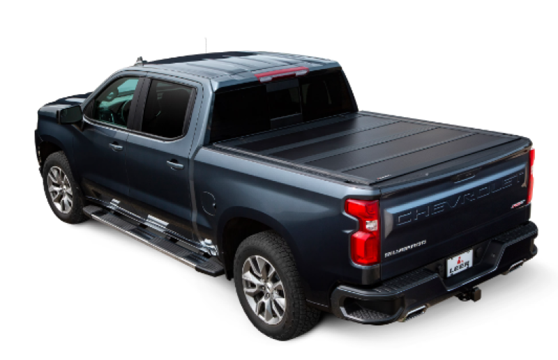 LEER 2019+ GM Silverado/Sierra HF650M 6Ft6In Tonneau Cover - Folding 650301