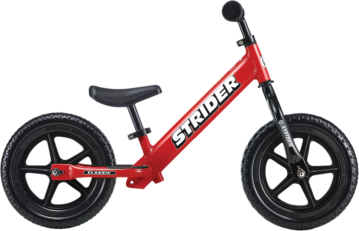 STRIDER 12" Classic Balance Bike - Red ST-M4RD