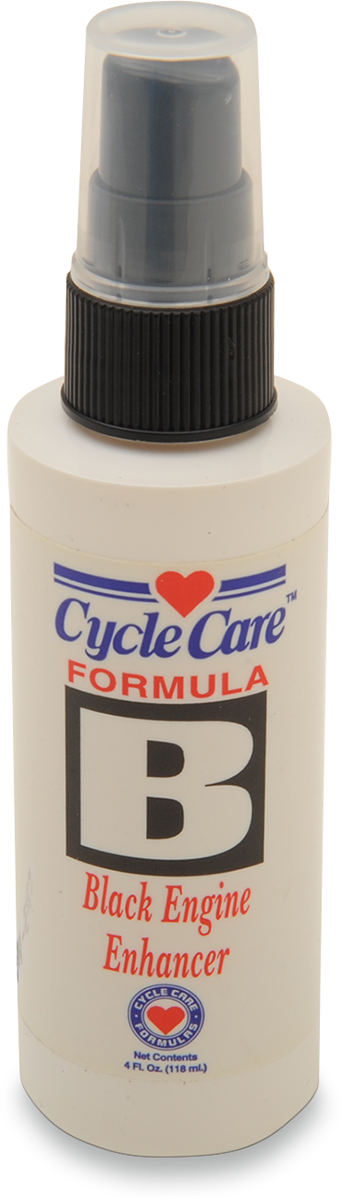 FÓRMULAS PARA EL CUIDADO DEL CICLO Potenciador del motor Fórmula B - 4 oz. peso neto. 44004
