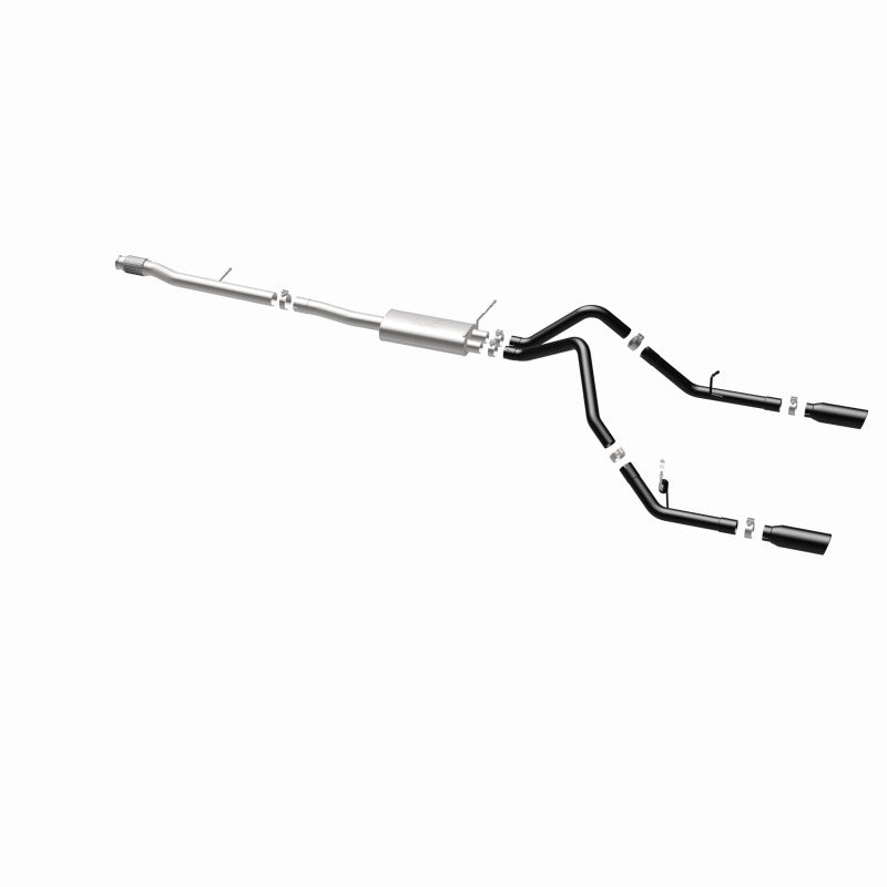 MagnaFlow SYS Cat-Back 4in Black Dual Split Rear Tips 14-15 Chevy Silverado/GMC Sierra 4.3L-5.3L 15361