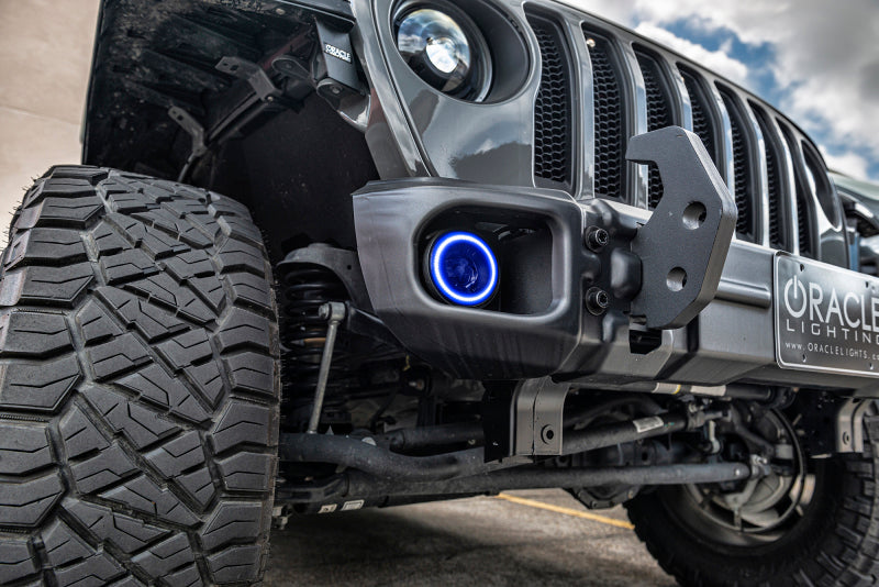 Oracle Jeep Wrangler JK/JL/JT High Performance W LED Fog Lights - ColorSHIFT - Dynamic 5846-332