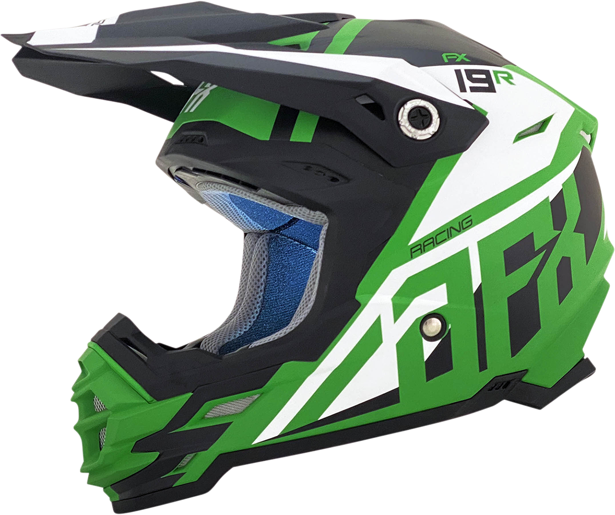 Casco AFX FX-19R - Racing - Verde mate - XL 0110-7081