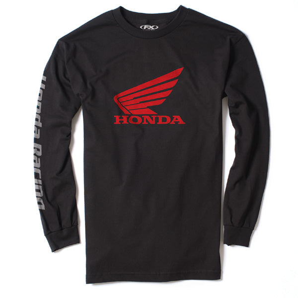Factory Effex Honda Racing Mens Long Sleeve Shirt / Black (Xxl) 468896
