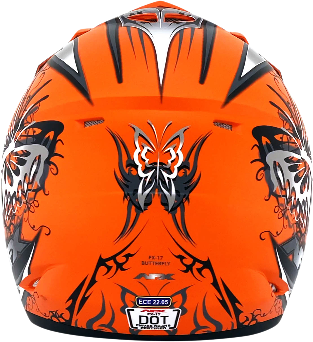 Casco AFX FX-17 - Mariposa - Naranja mate - XS 0110-7111