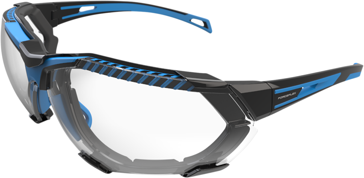 Gafas de sol FORCEFLEX FF4 - Espuma - Negro/Azul - Transparente FF4-01024-041