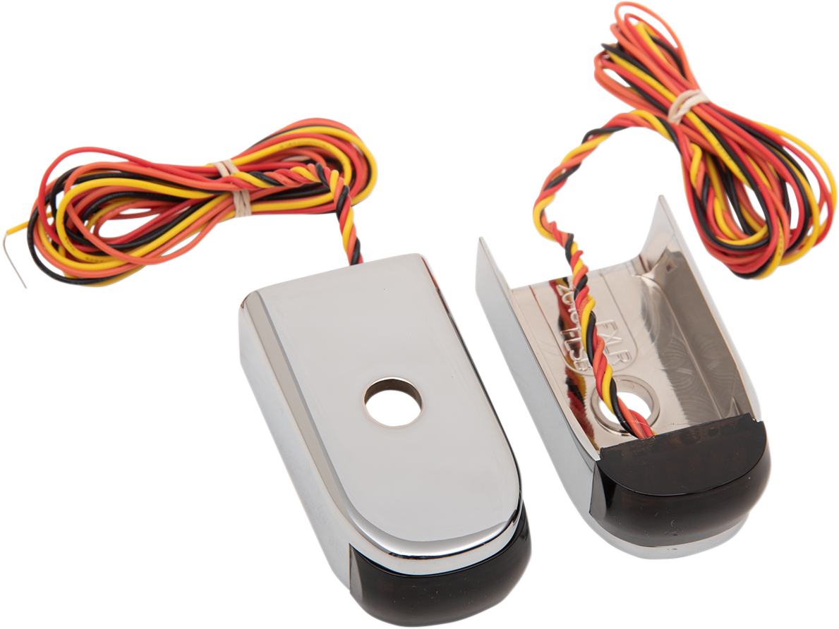 Luz LED de puntal ALLOY ART - Ahumado/rojo cromado FXLR SSL-LG-2C