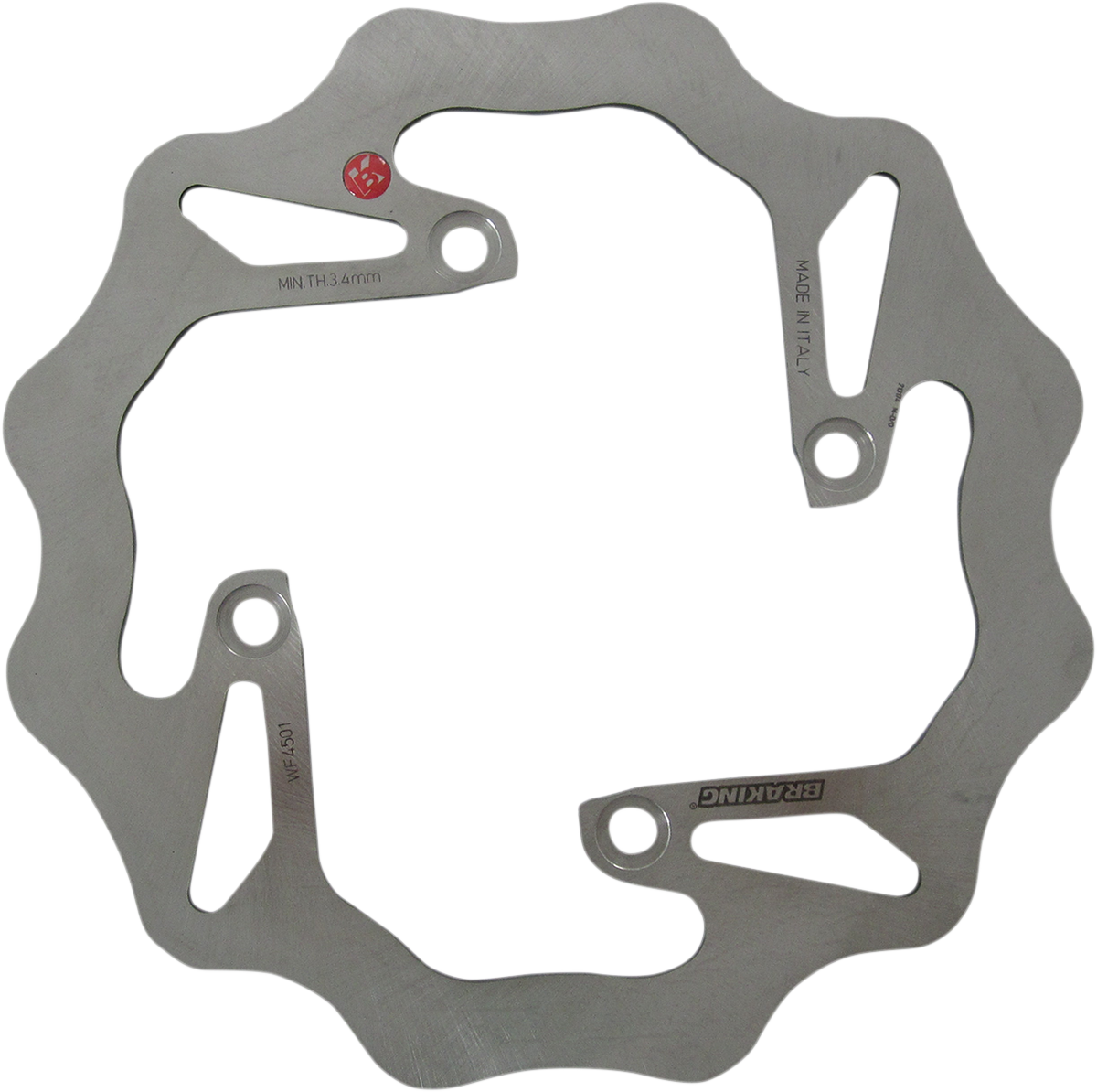 BRAKING Bremsscheibe hinten - WF4501 WF4501