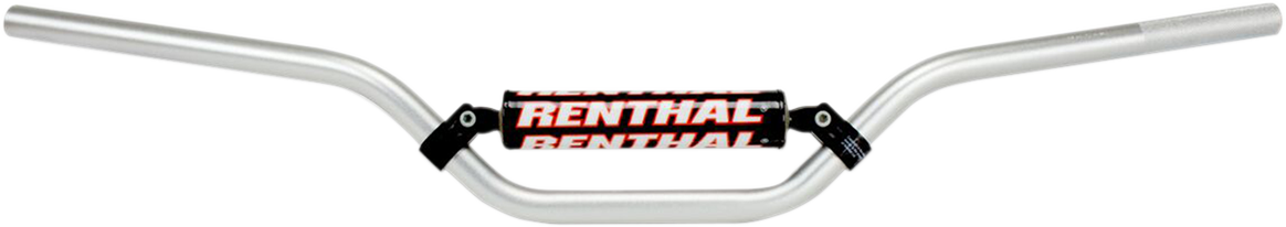 RENTHAL Handlebar - 7/8" - 735 - 5-1/5" Trials - Silver 73501SI04254
