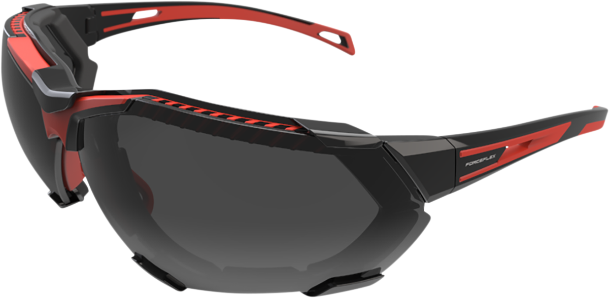 Gafas de sol FORCEFLEX FF4 - Espuma - Negro/Rojo - Humo FF4-01045-041