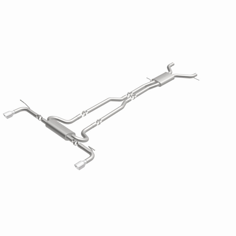 MagnaFlow 07 Audi Q7 V8 4.2L Dual Split Rear Exit Stainless Cat-Back Perf Exhaust 15085