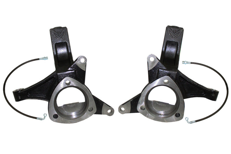 MaxTrac 07-16 GM C1500 2WD 4.5in Front Lift Spindles w/Extended DOT Compliant Brake Lines 701345