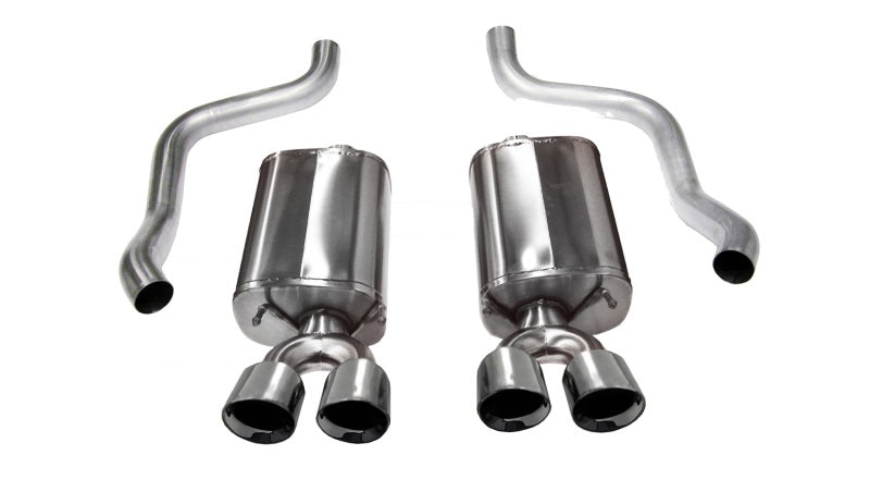 Corsa 09-13 Chevrolet Corvette C6 6.2L V8 Polished Sport Axle-Back Exhaust 14108