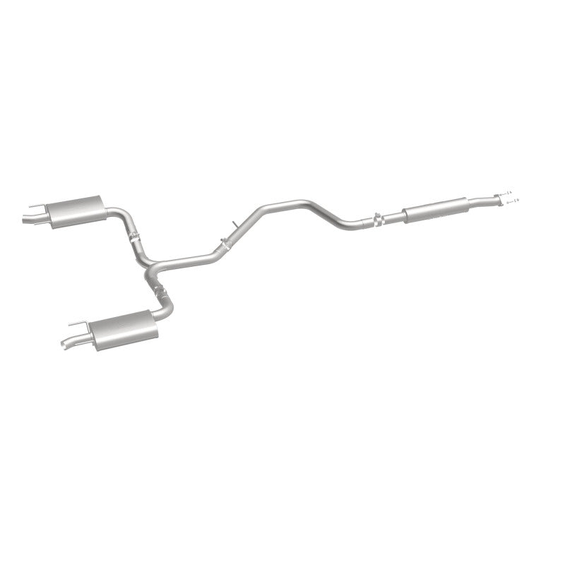 MagnaFlow Cat-Back SS 2.25/2.5 pulgadas Salida trasera doble dividida Punta pulida de 3 pulgadas 2015 Chev Impala 3.6L V6