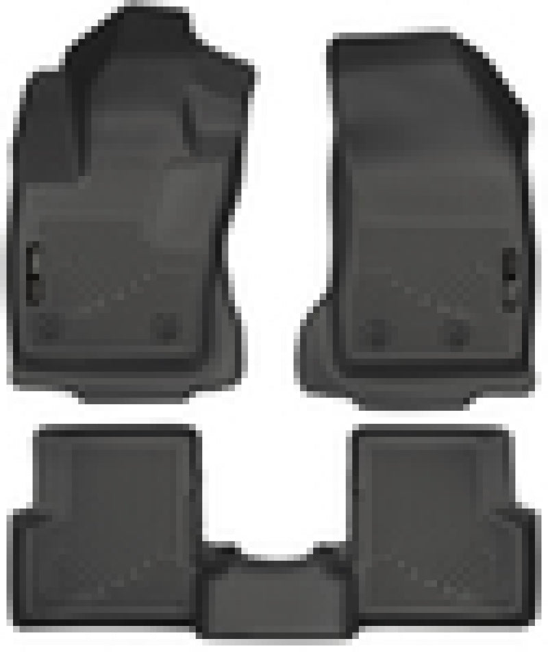 Husky Liners 2015 Jeep Renegade Weatherbeater Black Front and Second Row Floor Liners 99081