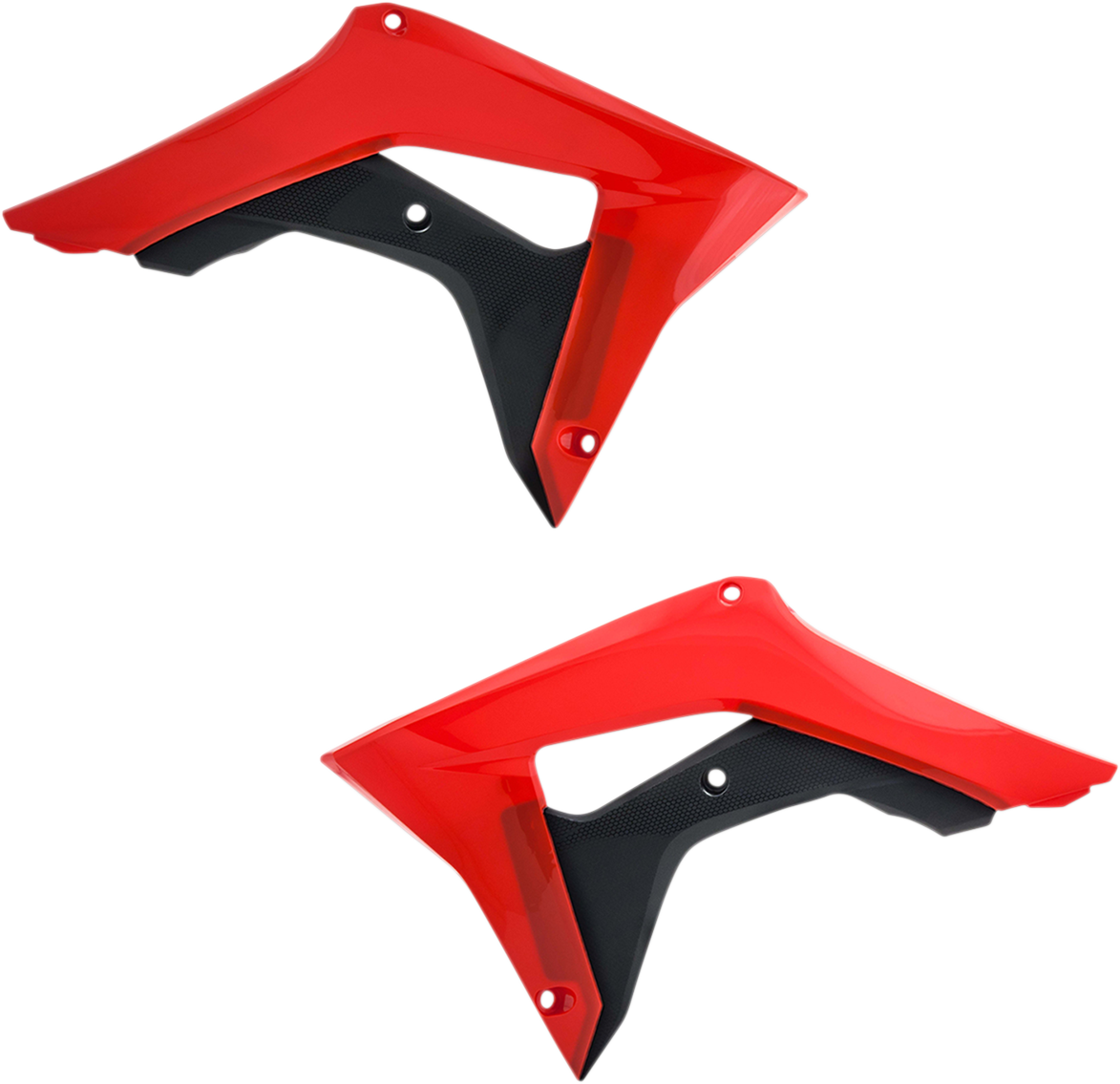 Protectores de radiador ACERBIS - Rojo/Negro 2630661018